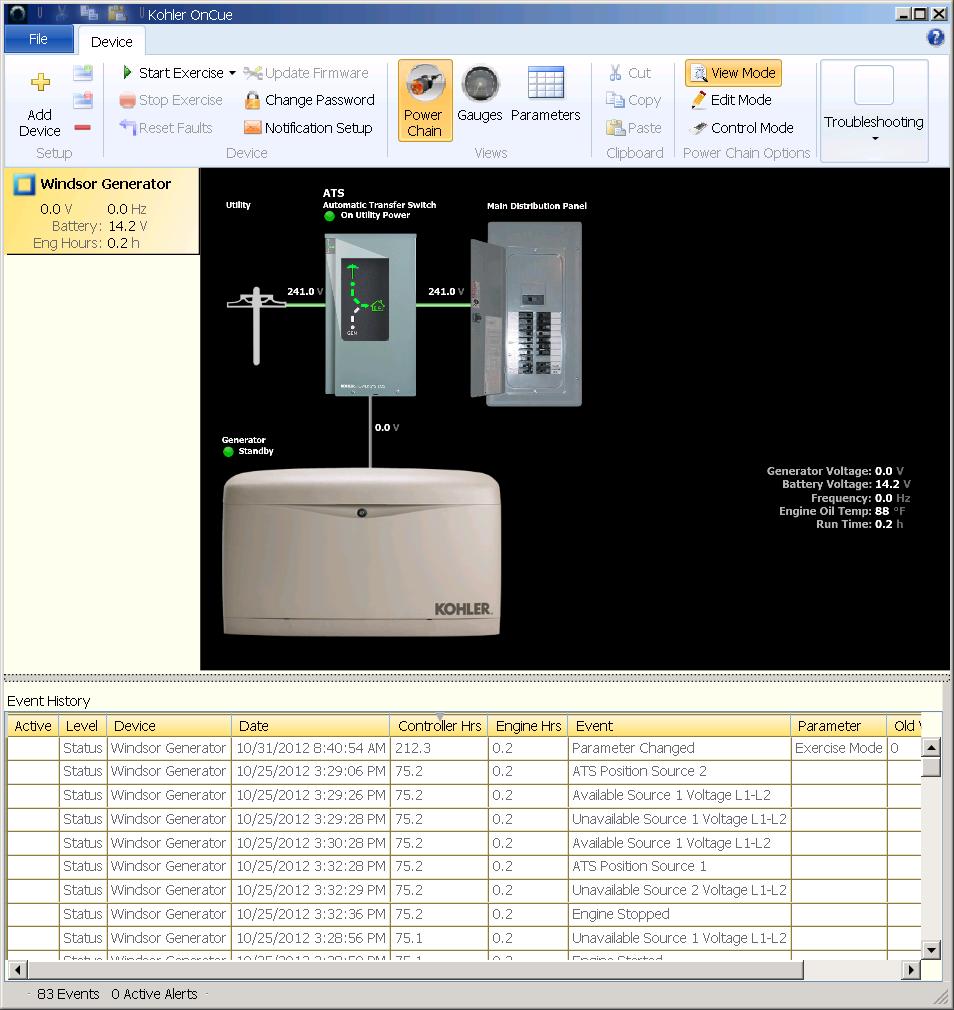 Internet software Kohler OnCue